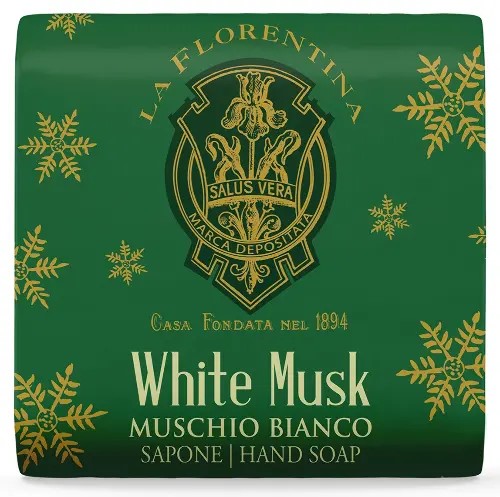 La Florentina Мыло туалетное, мыло твердое, 106 г, 1 шт, белый мускус фото