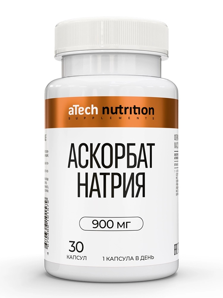 Atech nutrition Аскорбат натрия, капсулы, 30 шт. фото