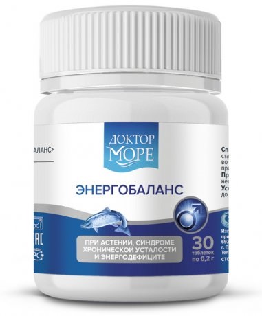 Доктор Море Энергобаланс, таблетки, 30 шт. фото