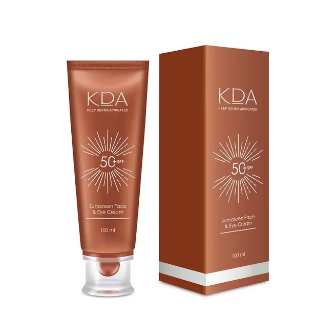 КДА Крем солнцезащитный для лица и кожи вокруг глаз SPF 50+, крем солнцезащитный, 100 мл, 1 шт. фото