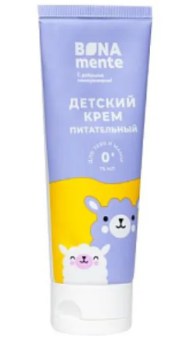 Bona Mente! Крем детский успокаивающий, крем, 75мл, 1 шт, питательный фото