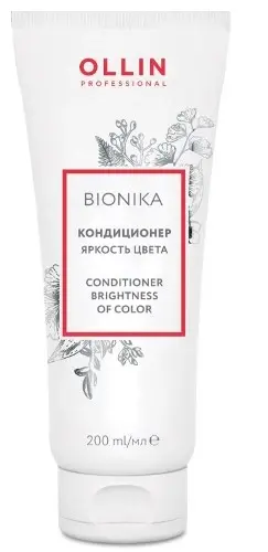 Ollin bionika кондиционер для окрашенных волос яркость цвета, кондиционер, 200 мл, 1 шт. фото