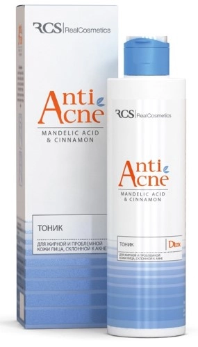 RCS тоник для жирной и проблемной кожи лица склонной к акне, тоник для лица, 200 мл, 1 шт. фото