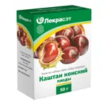 Каштана конского плоды, фиточай, 50 г, 1 шт. фото