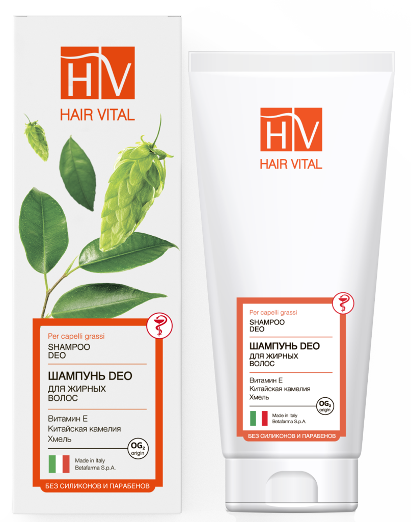 Hair Vital Шампунь для жирных волос, шампунь, 200 мл, 1 шт. фото