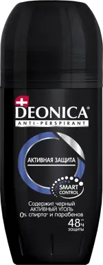 Deonica Антиперспирант For men Активная защита, 50 мл, 1 шт. фото