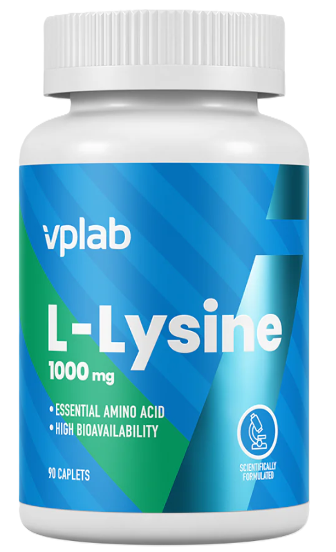 Vplab L-лизин, 1000 мг, таблетки, 90 шт. фото