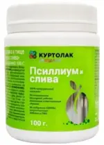 Куртолак Регуляр Псиллиум слива, порошок, 100 г, 1 шт. фото