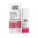 Librederm retinol крем для коррекции морщин и рельефа кожи интенсивный ночной, крем для лица, 30 мл, 1 шт. фото