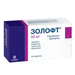 Золофт, 50 мг, таблетки, покрытые оболочкой, 28 шт. фото 2
