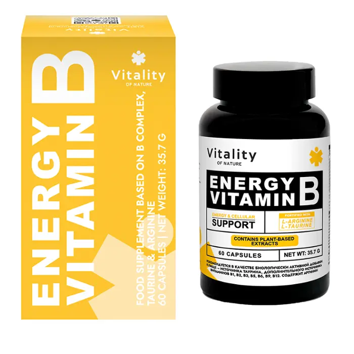 Vitality Energy Витамины группы B, капсулы, 60 шт. фото