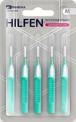 Hilfen Ершики межзубные циллиндрические, M, 5 шт. фото