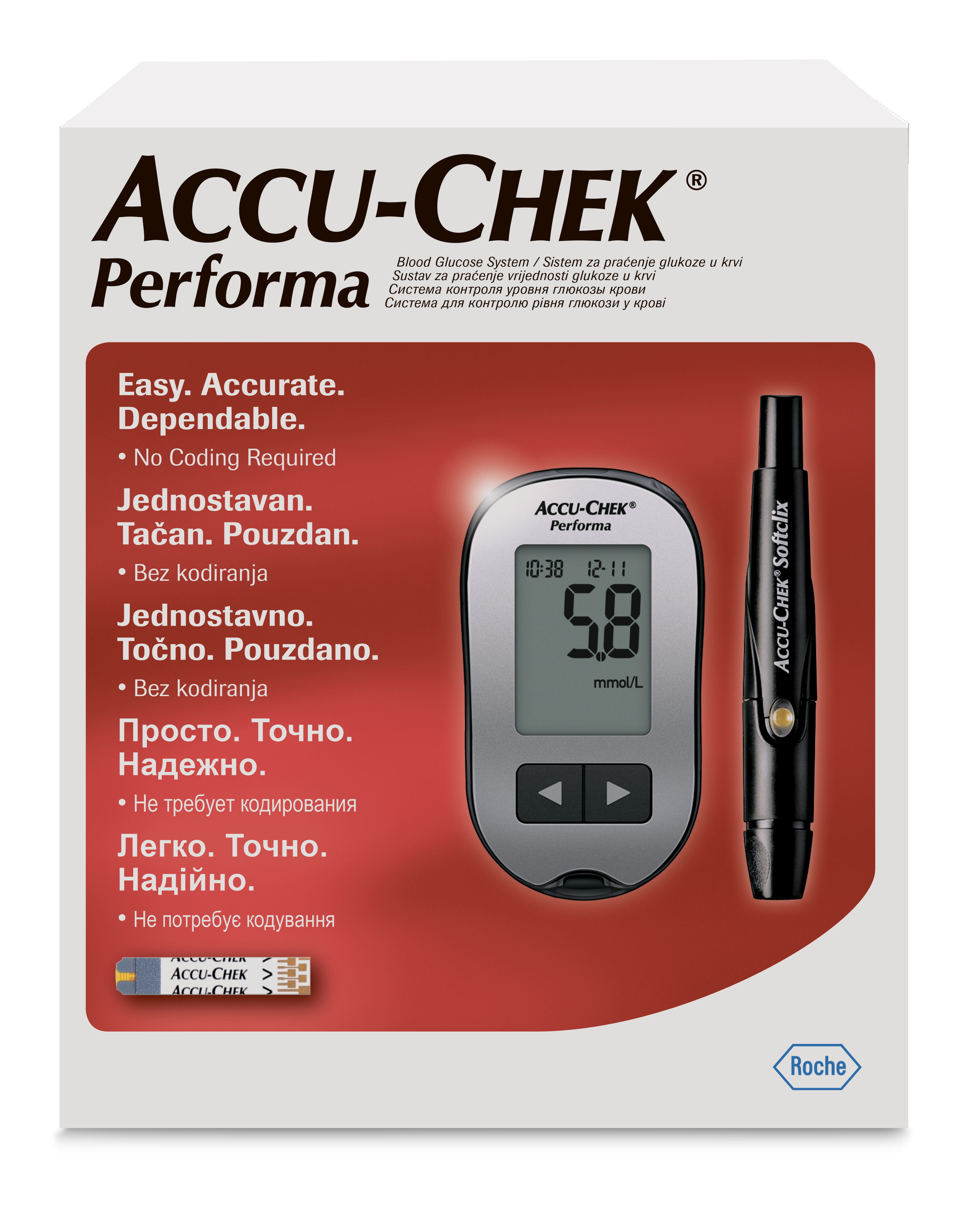 Accu-Chek Performa, глюкометр с принадлежностями, 1 шт. фото