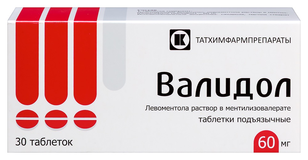 Валидол, 60 мг, таблетки подъязычные, 30 шт. фото