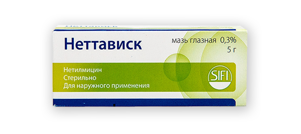 Неттависк, 0.3%, мазь глазная, 5 г, 1 шт. фото