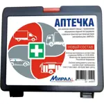 Мирал-Н Аптечка автомобильная, набор, 1 шт, приказ №260н, малый футляр фото