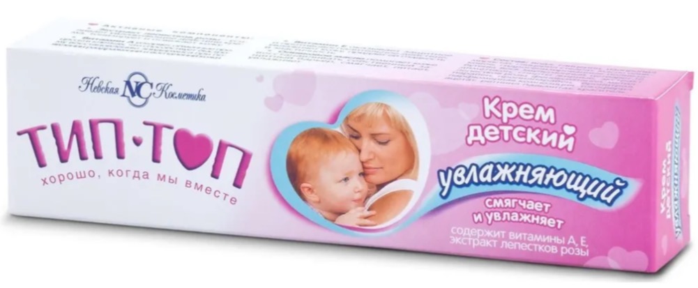 Невская Косметика Тип-Топ, крем детский, 40 мл, 1 шт, увлажняющий фото