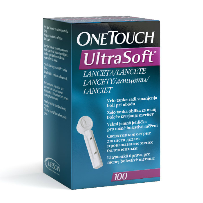 OneTouch UltraSoft, ланцеты, 100 шт. фото