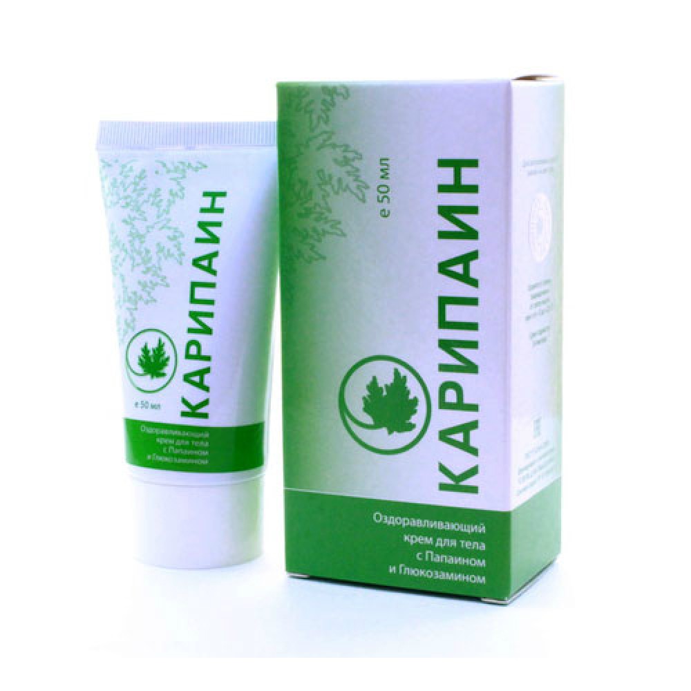 Карипаин крем оздоравливающий, крем для наружного применения, 50 мл, 1 шт. фото
