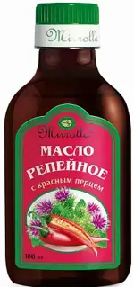 Mirrolla Репейное масло с красным перцем, масло косметическое, 100 мл, 1 шт. фото