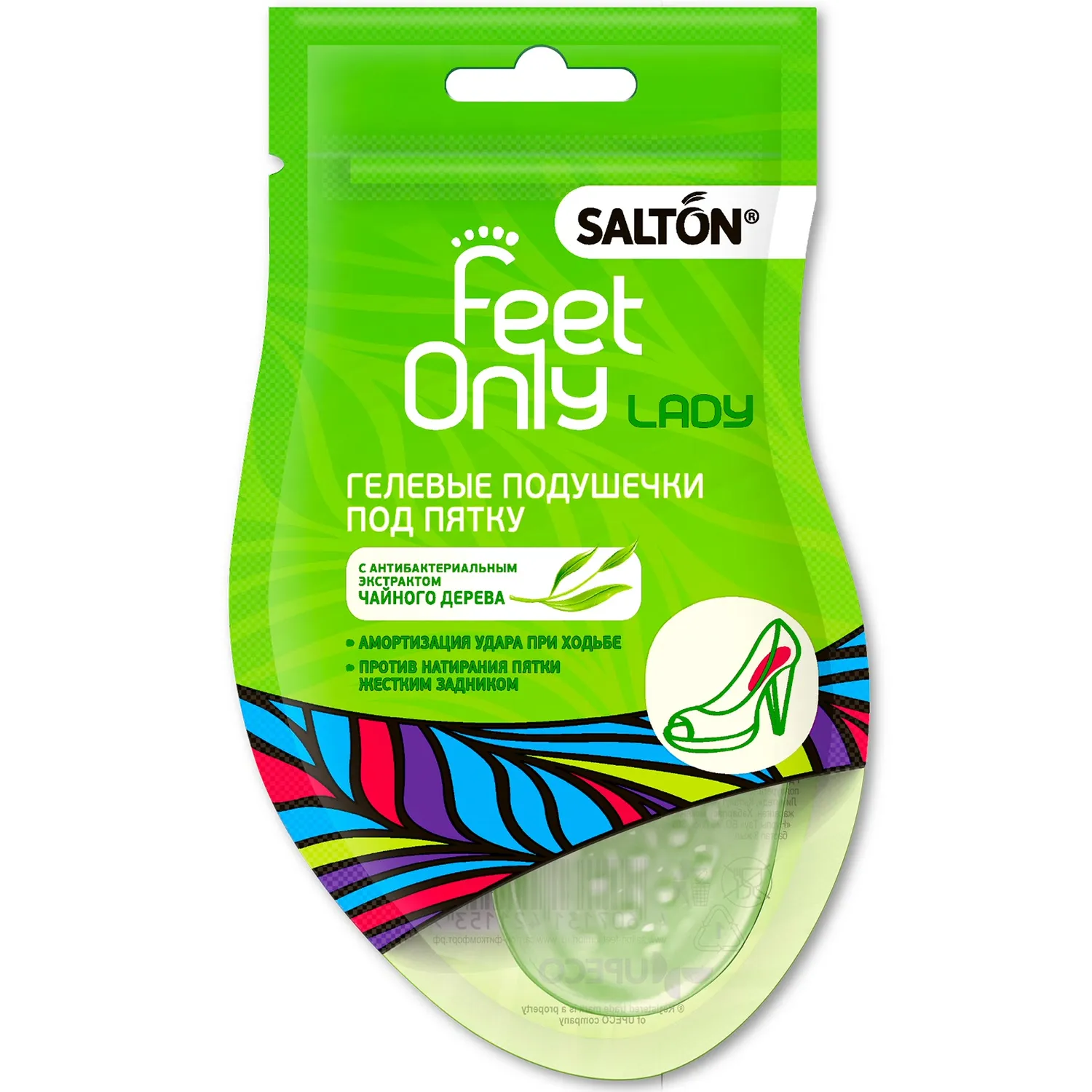 Salton Feet Only lady Подушечки гелевые под стопу, пара, 1 шт, для обуви на высоких каблуках фото