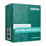Lekolike Холин + Инозитол, таблетки, покрытые оболочкой, 60 шт. фото