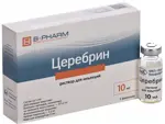 Церебрин, раствор для инъекций, 10 мл, 5 шт. фото
