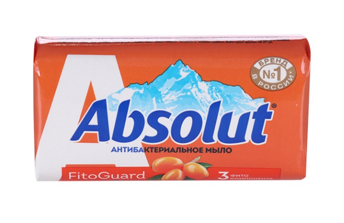 Абсолют FitoGuard Мыло твердое, мыло твердое, 90 г, 1 шт, с облепихой фото