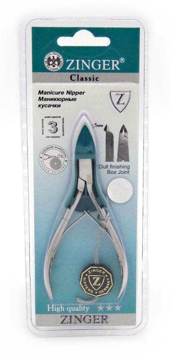 Zinger Кусачки для маникюра широкие, 1 шт, арт. B-188 (11902) фото
