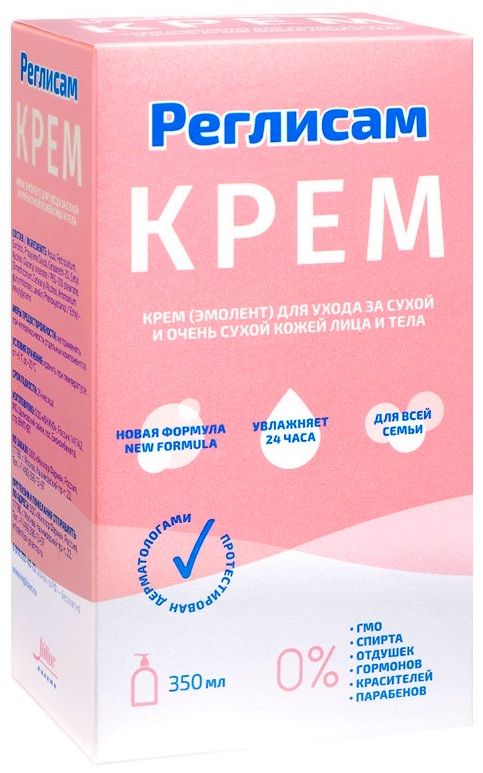 Реглисам крем для ухода за кожей лица и тела, крем для лица и тела, 350 мл, 1 шт, для ухода за сухой и атопичной кожей фото