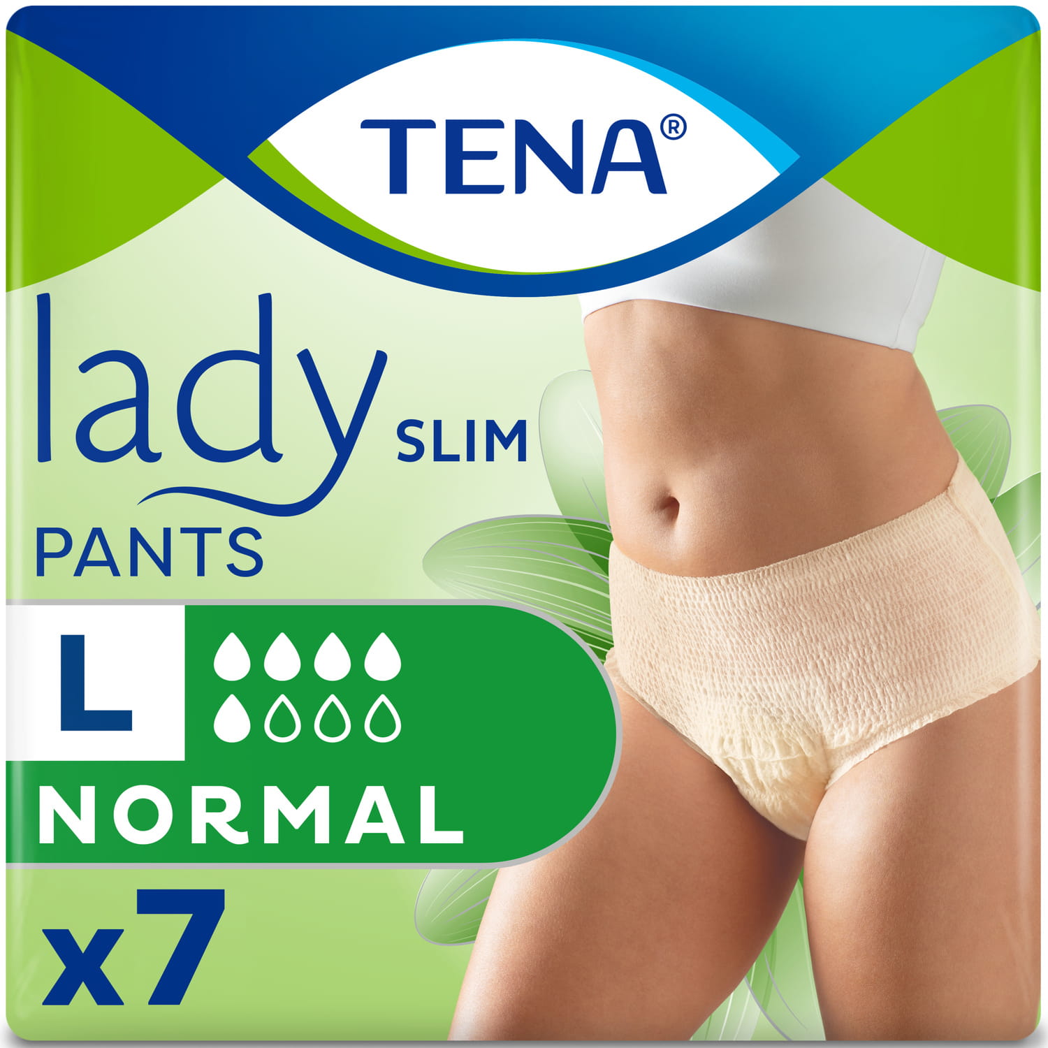 Tena Lady Slim Pants Normal Впитывающие трусы для женщин, Large L, трусы урологические, 7 шт. фото