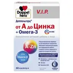 Доппельгерц V.I.P. от А до Цинка + Омега-3, капсулы, 30 шт. фото