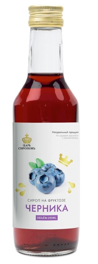 Черника на фруктозе, сироп, 250 мл, 1 шт. фото