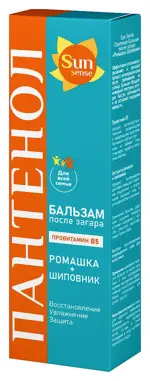 Sun sense Пантенол бальзам после загара ромашка-шиповник, бальзам, 100 мл, 1 шт. фото 3
