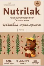 Nutrilak Premium Procereals каша гречневая, 4+ мес, каша детская безмолочная, 200 г, 1 шт, низкоаллергенная фото