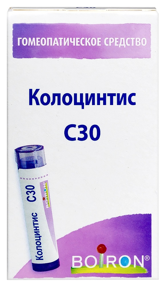 Колоцинтис С30, гранулы гомеопатические, 4 г, 1 шт. фото