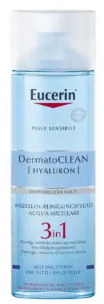 Eucerin DermatoClean вода мицеллярная 3в1, вода мицеллярная, 400 мл, 1 шт. фото