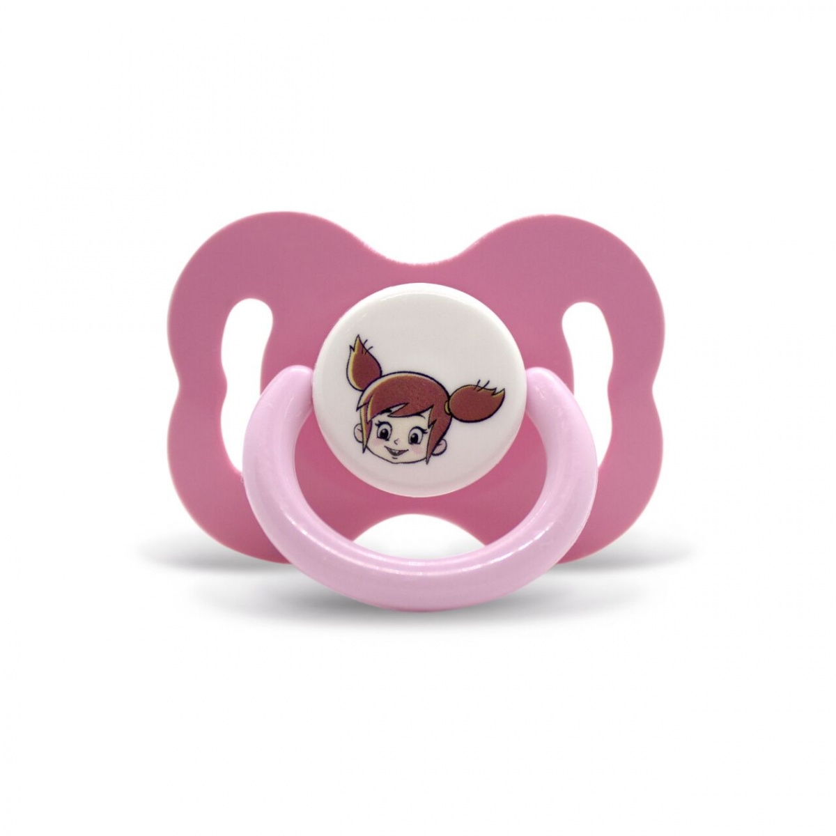 Мама Тама Соска-пустышка анатомическая силиконовая Вера, 1 шт, розового цвета, 0-6 мес, арт. МТ/019 фото