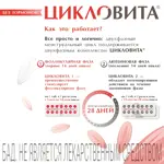 Цикловита Витамины для женщин при ПМС, 850 мг, таблетки, покрытые оболочкой, в комплекте, 42 шт. фото 6
