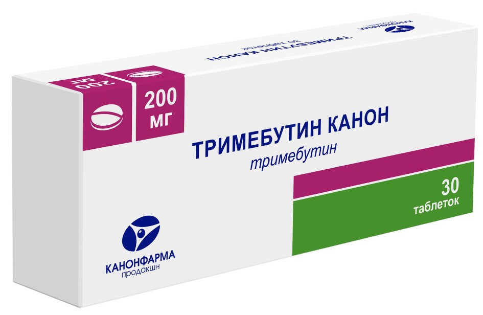 Тримебутин Канон, 200 мг, таблетки, 30 шт. фото