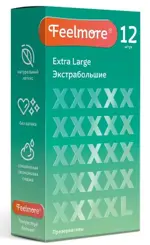 Feelmore презервативы, презерватив, 12 шт, экстрабольшие фото