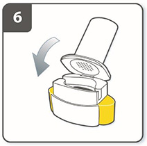 Инструкция по применению Ультибро Бризхалер, 50 мкг+110 мкг, капсулы с порошком для ингаляций, в комплекте с ингалятором Бризхалер, 30 шт. - схема 7