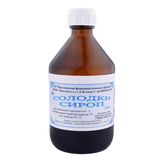 Солодки сироп, сироп, 100 г, 1 шт. фото