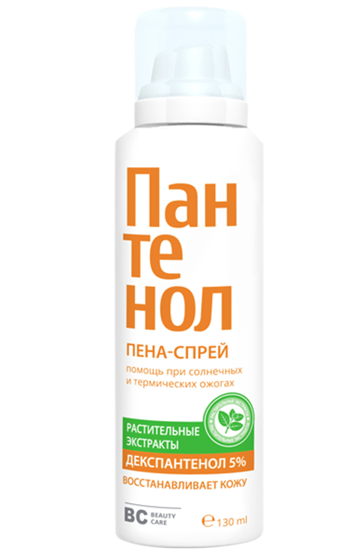 BC Пантенол пена-спрей при ожогах, пена, 130 мл, 1 шт. фото