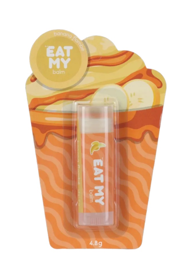 EAT MY Бальзам для губ, бальзам, 4.8 г, 1 шт, банана фламбе фото