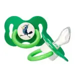 Мама Тама Соска-пустышка анатомическая силиконовая Галчонок, 1 шт, зеленого цвета, 0-6 мес, арт. МТ/018 фото