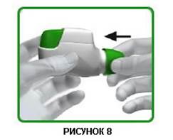 Инструкция по применению Бретарис Дженуэйр, 322 мкг/доза, 60 доз, порошок для ингаляций дозированный, 1 шт. - схема 8