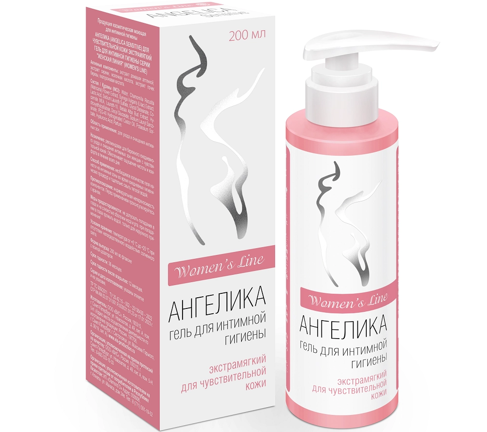 Ангелика Гель для интимной гигиены для чувствительной кожи экстрамягкий, гель, 200 мл, 1 шт. фото