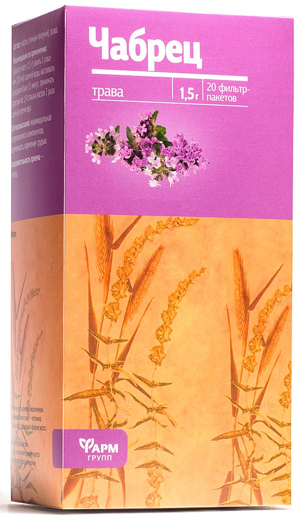 Чабреца трава, фиточай, 1.5г, 20 шт. фото
