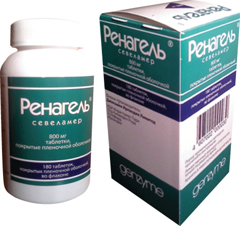 Ренагель, 800 мг, таблетки, покрытые пленочной оболочкой, 180 шт. фото